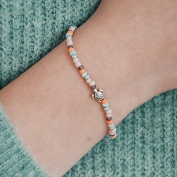 Red de schildpadden armbandje multikleur - Afbeelding 3