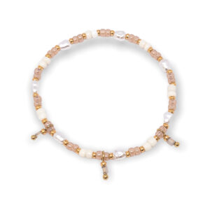 Dazzle me rozenkwarts armbandje