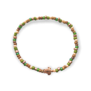 Red de schildpadden armbandje groen