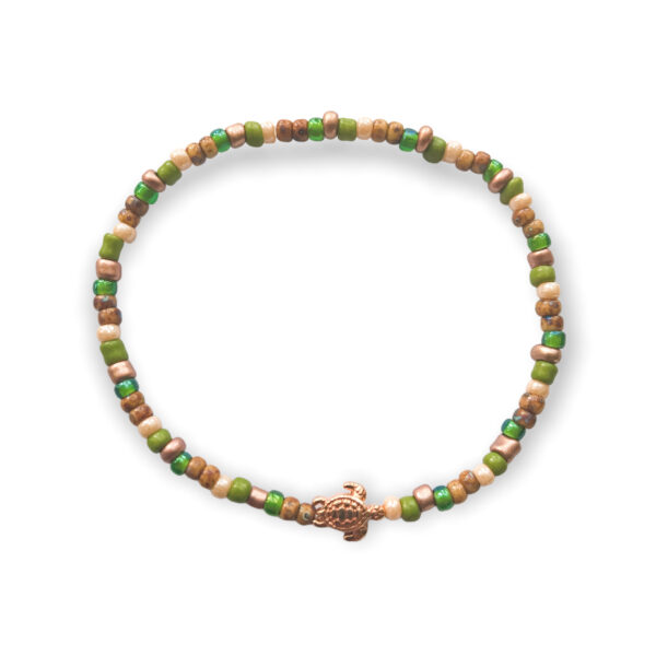 Red de schildpadden armbandje groen