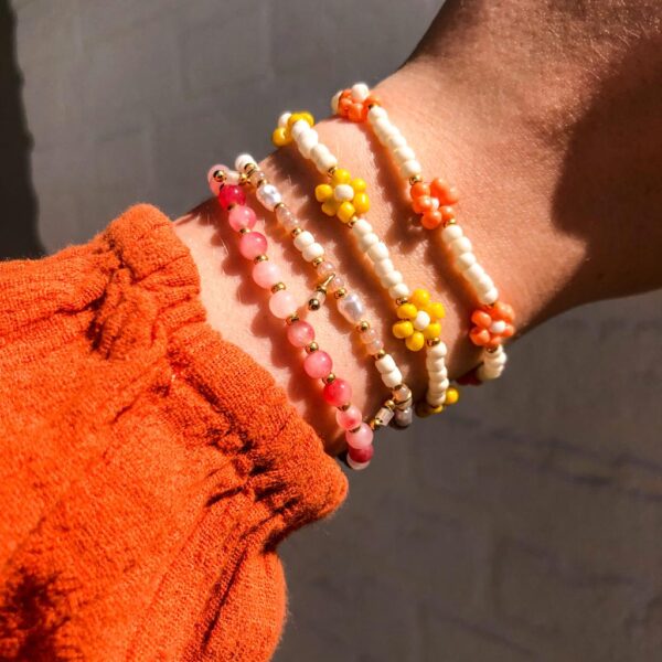 Blooming armbandje geel - Afbeelding 3