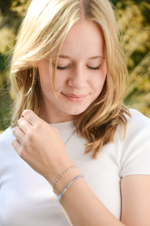 Pretty chic zilver armbandje - Afbeelding 2