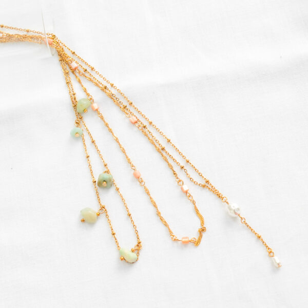 Sage chips stone ketting - Afbeelding 4