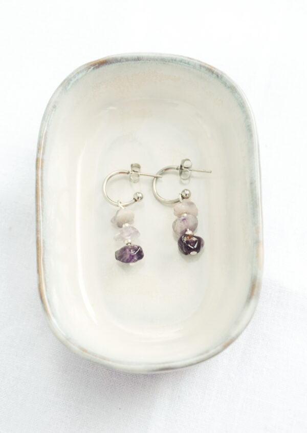 Lavender oorbellen - Afbeelding 3