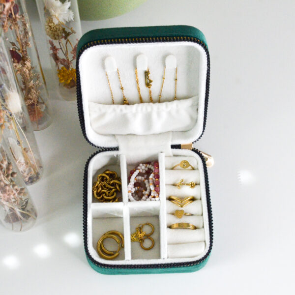 Sieraden doosje groen - Afbeelding 3