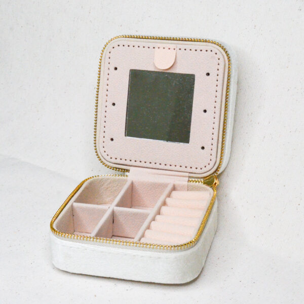 Sieraden doosje deluxe wit - Afbeelding 2