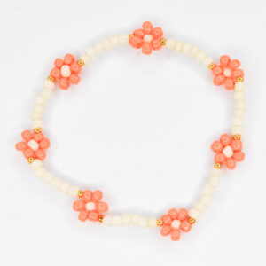 Blooming armbandje oranje