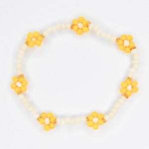 Blooming armbandje geel