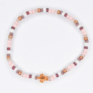 Red de schildpadden armbandje roze