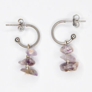 Lavender oorbellen