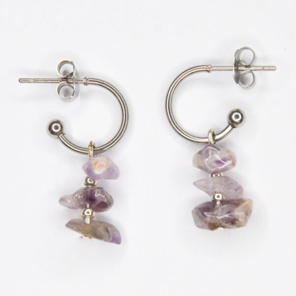 Lavender oorbellen