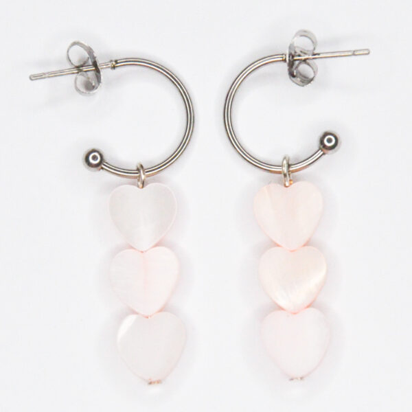 Loving you oorbellen roze - Afbeelding 2