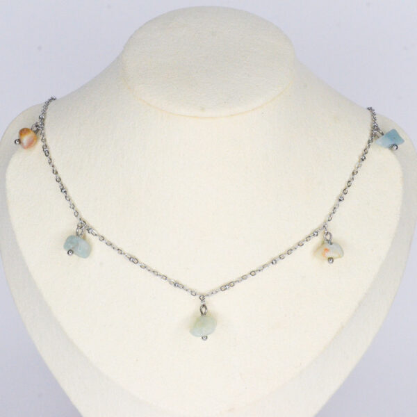 Sage chips stone ketting - Afbeelding 2