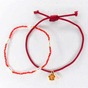 Flower power set rood