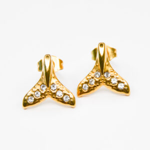 Whale studs