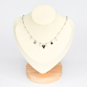 Pearly hearts ketting